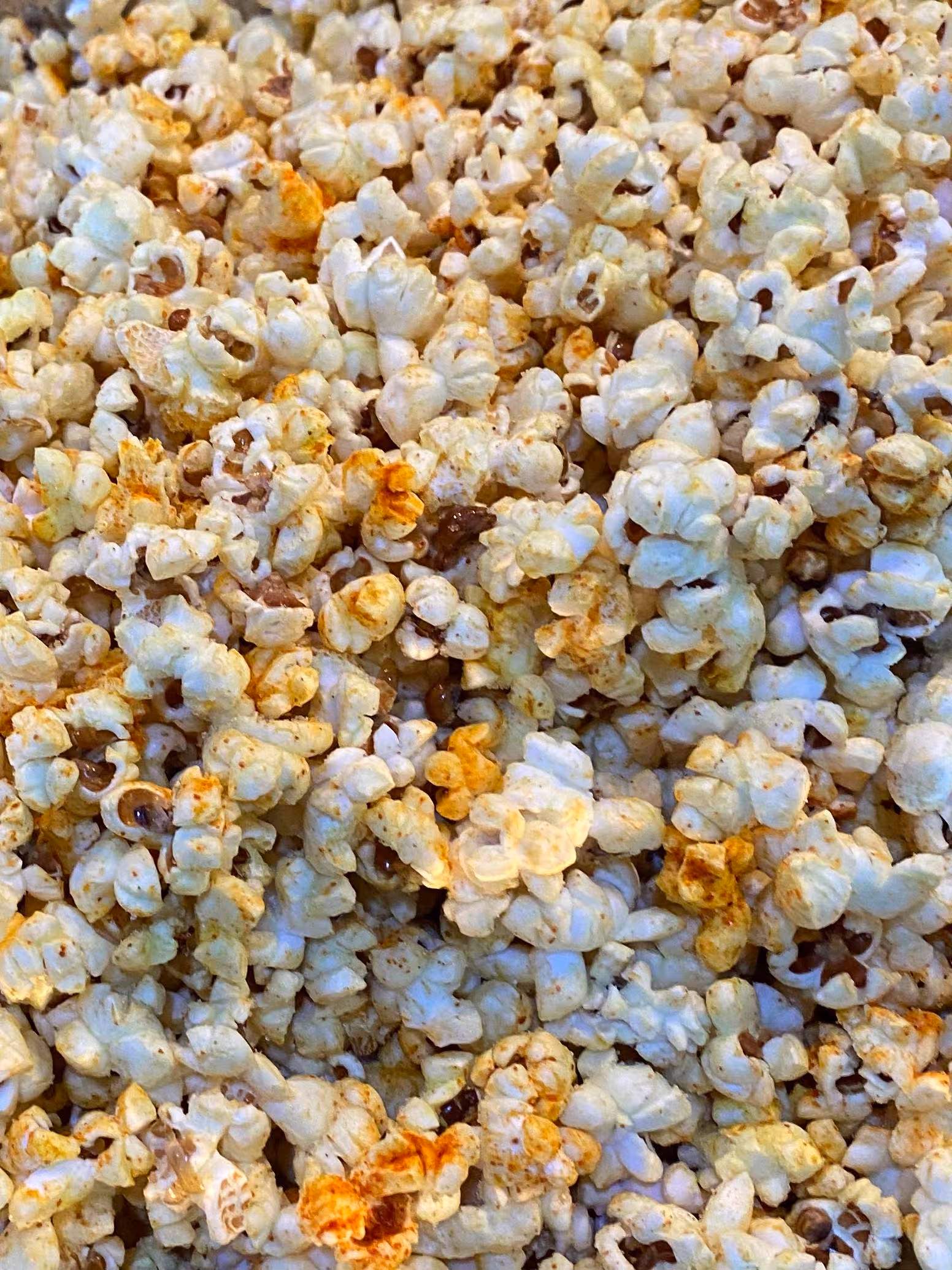 KRYpop Coconut Curry Crunch Popcorn in kraft pouch